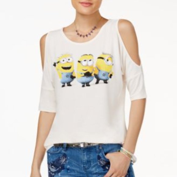 Universal Tops - Cold Shoulder Minions Top